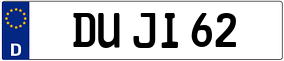 Truck License Plate
